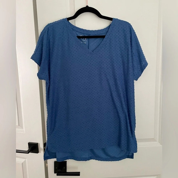 Blue Maurices Swiss Dot  Tee - Picture 1 of 6